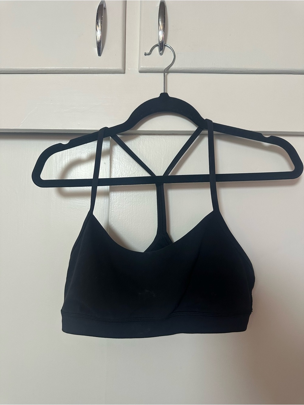 Lululemon Flow Y Bra Nulu – Black – Size 8